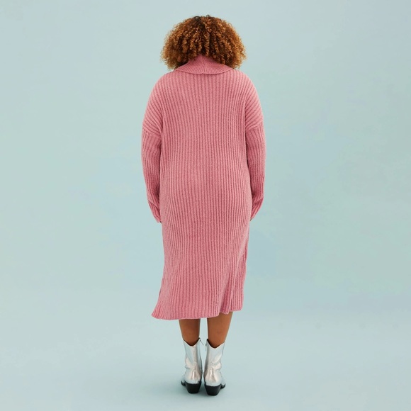 Cara in the Sky long Sweater Dress Pink NWT - Picture 2 of 10